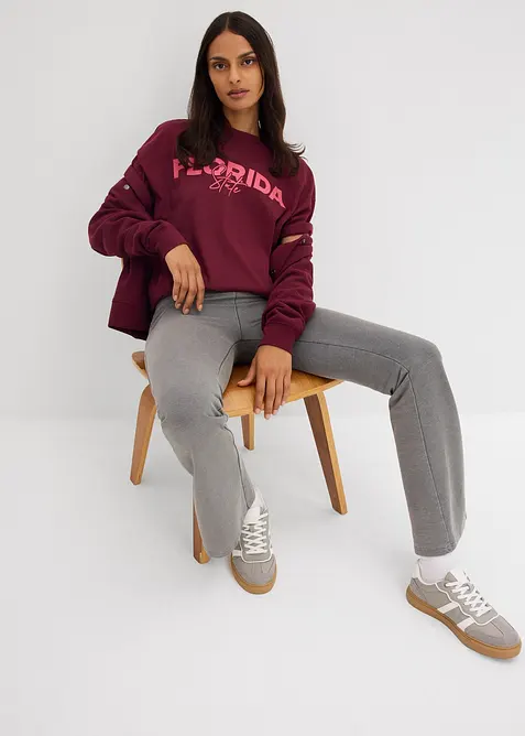 Oversized T-skjorte i 100% &oslash;kologisk bomull, bonprix