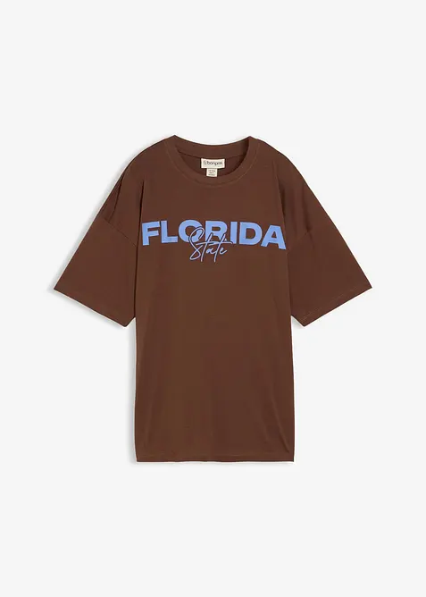 Oversized T-skjorte i 100% økologisk bomull, bonprix