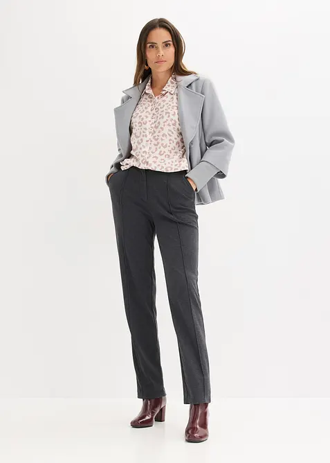 Viskosebluse med flaggermusermer, bonprix