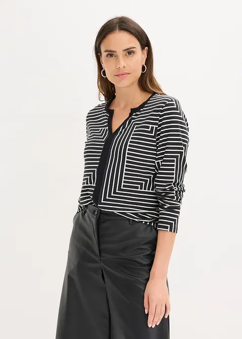 Langermet topp av viskose, bonprix