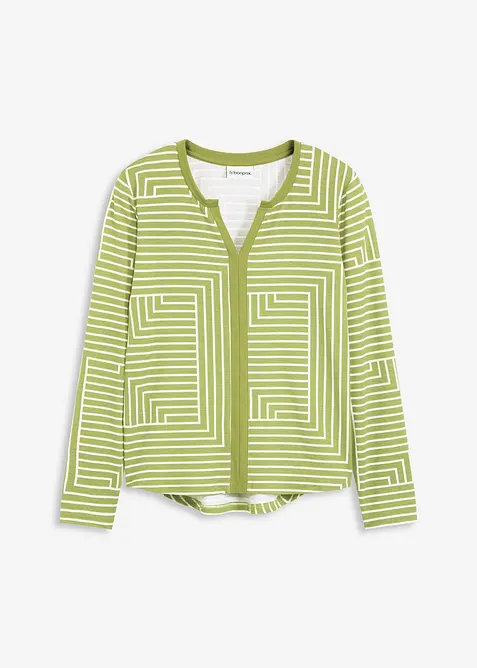 Langermet topp av viskose, bonprix