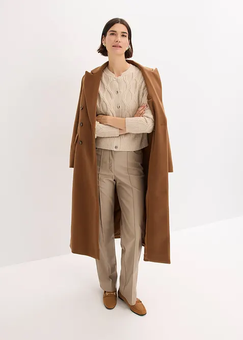 Cardigan med ull, bonprix