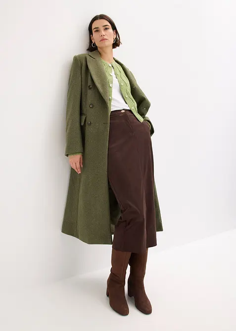 Cardigan med ull, bonprix