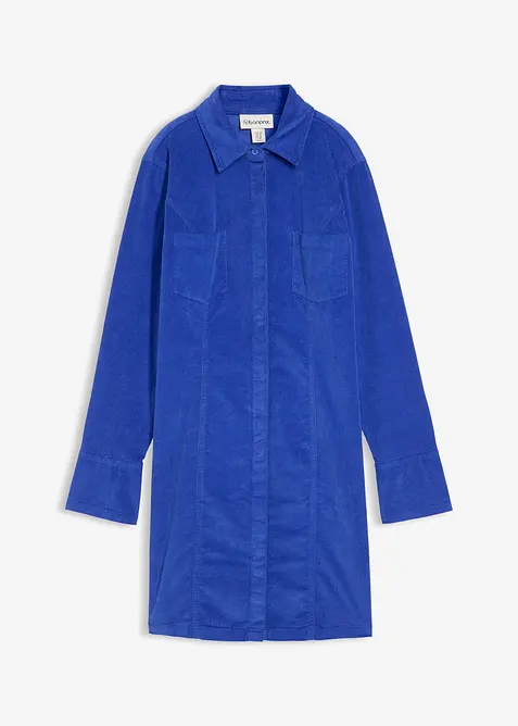 Figurnær kordfløyelskjole, bonprix