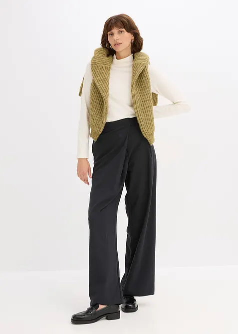 Langermet, figurn&aelig;r topp, bonprix