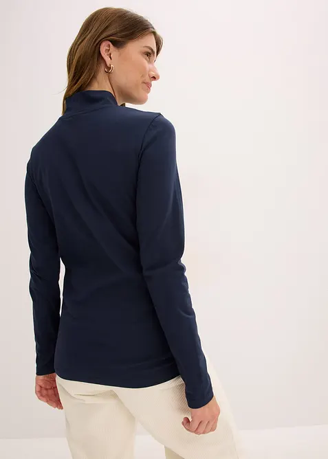 Langermet topp i figurnær modell, bonprix