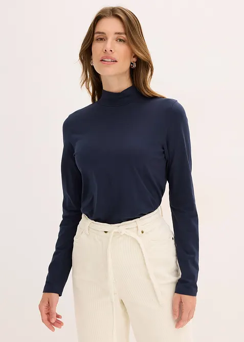 Langermet topp i figurnær modell, bonprix