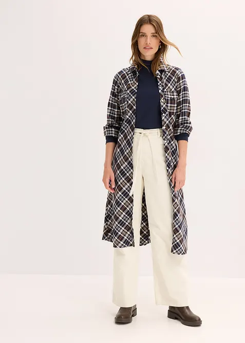 Langermet topp i figurnær modell, bonprix