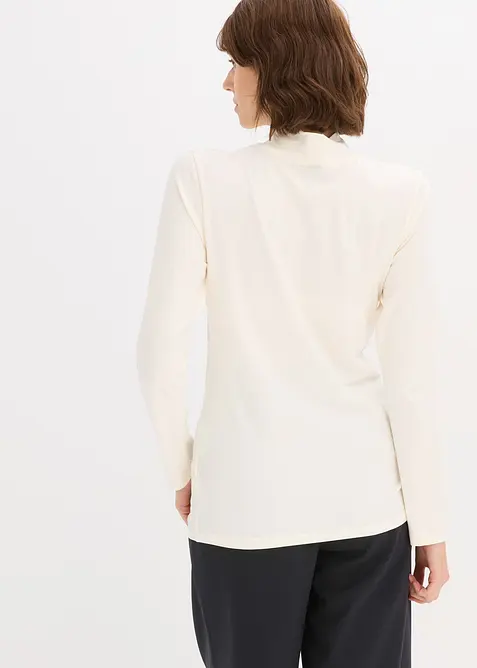 Langermet, figurn&aelig;r topp, bonprix