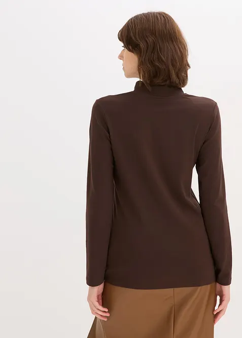 Langermet, figurn&aelig;r topp, bonprix