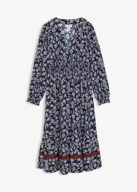 Maxikjole i lett viskose, bonprix