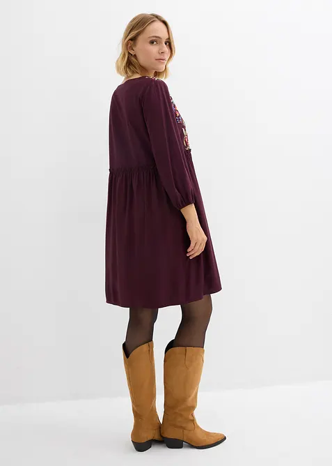 Tunikakjole i lett viskose, bonprix