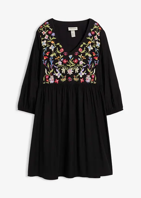 Tunikakjole i lett viskose, bonprix