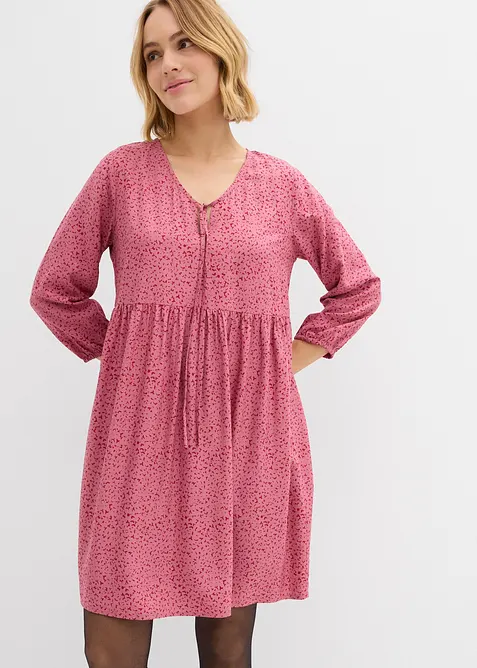 Tunikakjole i lett viskose, bonprix