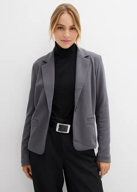 Sweatblazer med lett viskose, bonprix