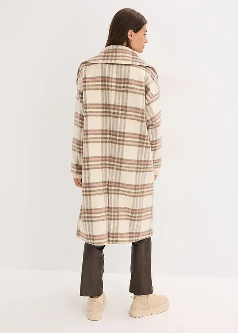 Oversized kåpe i myk ullmiks, bonprix