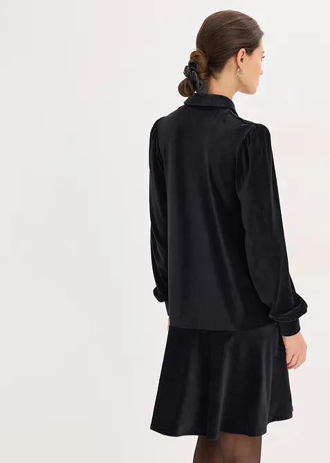 Kort kordfløyelkjole, bonprix