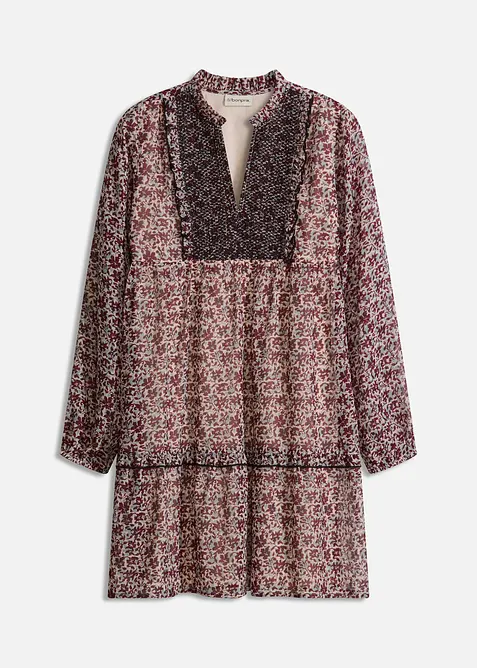 Kjole med broderi, bonprix