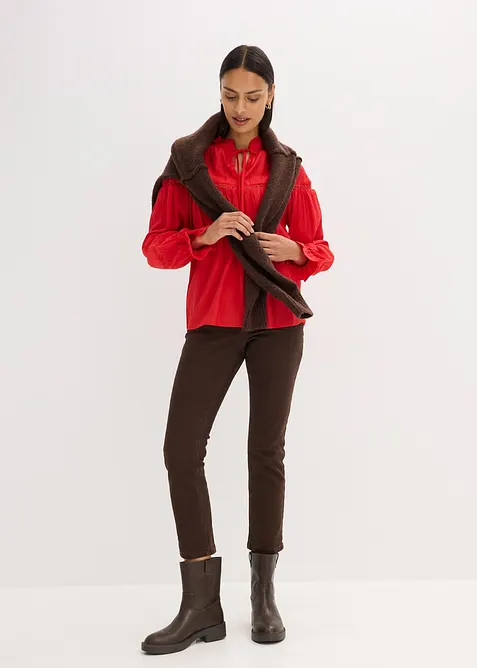 Twillbukse i elastisk bomullsmiks, bonprix