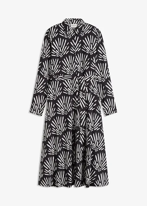 Midikjole av lett viskose, bonprix