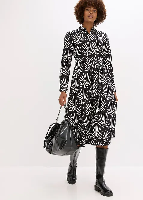 Midikjole av lett viskose, bonprix