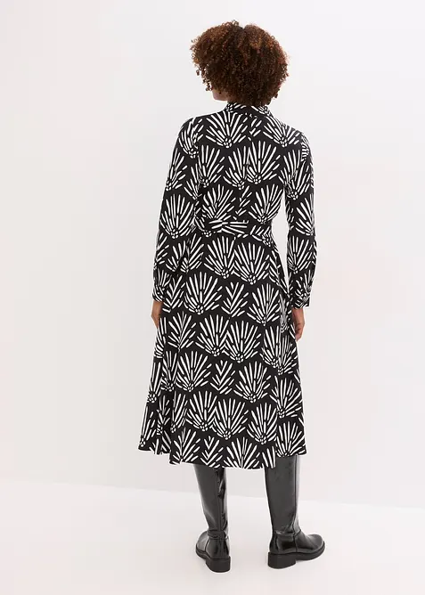 Midikjole av lett viskose, bonprix