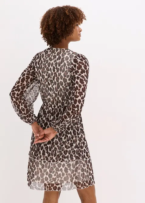 Tunikakjole i myk mesh, bonprix