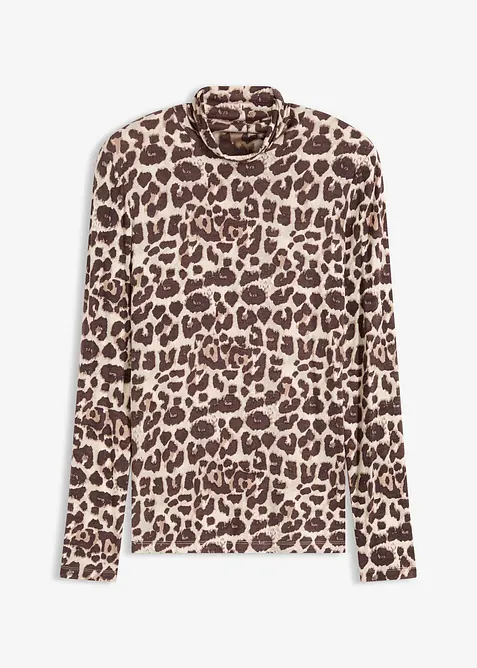 Langermet topp av myk viskosemiks, bonprix