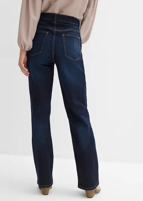 Straight Jeans High Waist med lommedetaljer, bonprix