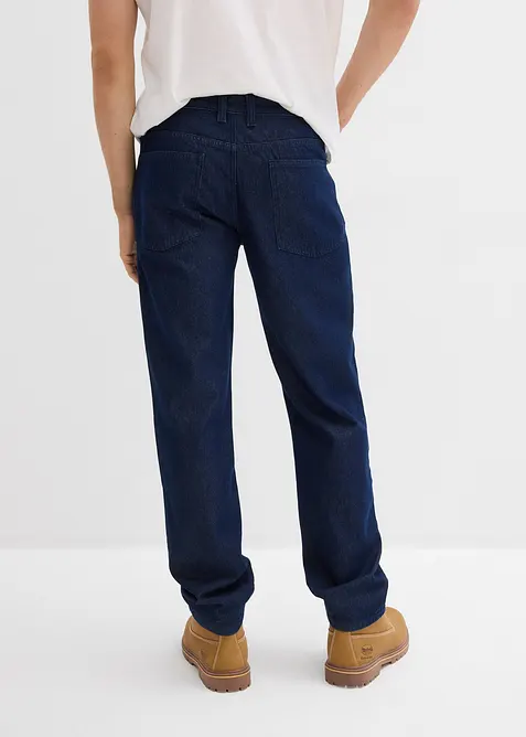 Relaxed Fit-jeans i 100% økologisk bomull, Straight, bonprix