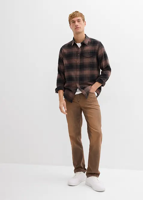 Flanellskjorte i 100% bomull, bonprix