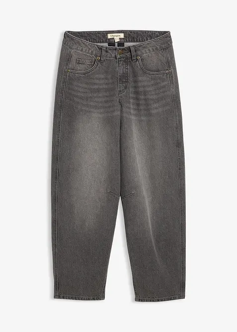 Ballong-jeans Mid Waist, bonprix