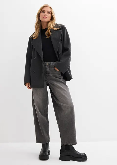 Ballong-jeans Mid Waist, bonprix