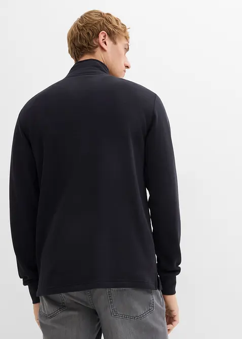 Sweatshirt i 100% &oslash;kologisk bomull med praktiske lommer og rett nederkant, bonprix