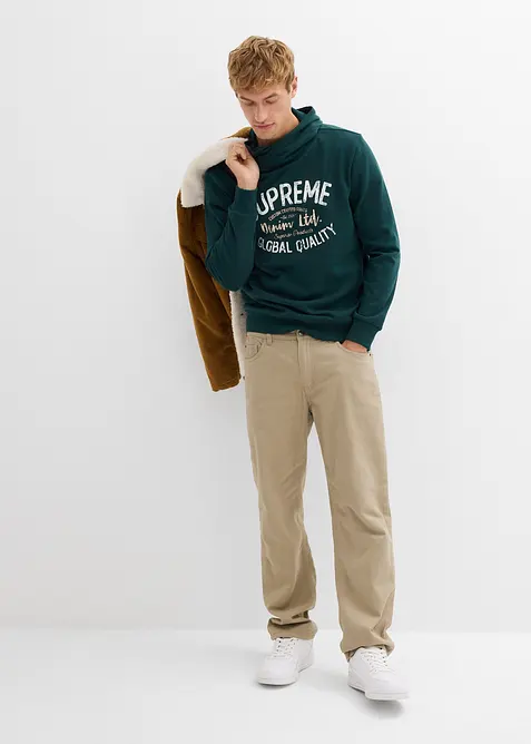 Hettegenser i myk bomullsmiks, bonprix