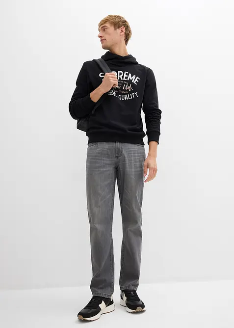 Hettegenser i myk bomullsmiks, bonprix