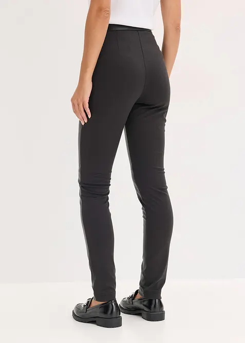 Bukse i imitert skinn i Punto di Roma-miks, bonprix