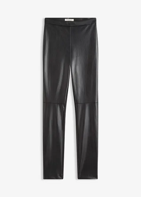 Bukse i imitert skinn i Punto di Roma-miks, bonprix