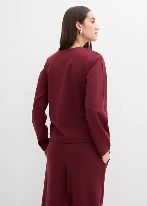 Langermet topp i Punto di Roma-materiale, bonprix