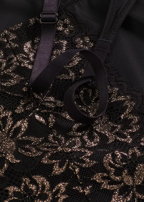 Shape-body med glittergarn, lett formende, bonprix