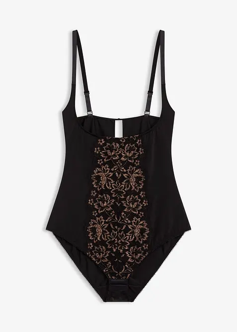 Shape-body med glittergarn, lett formende, bonprix