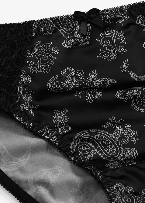 Maxitruse med delikat blonde (2-pack), bonprix