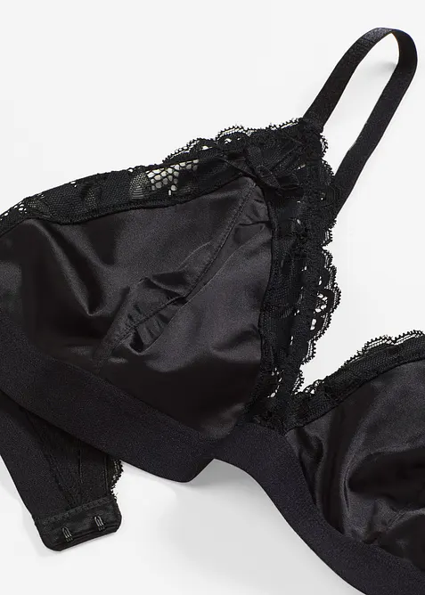 Bralette i materiale med glans, bonprix