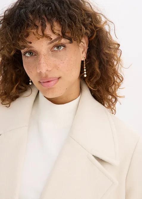 Øredobber med glassperle, bonprix