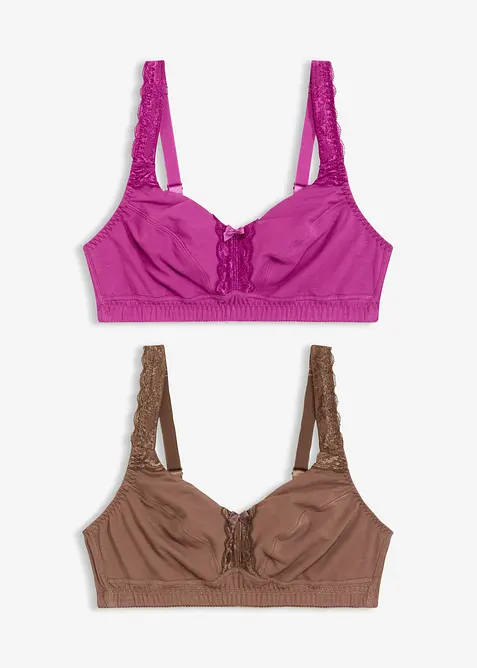 BH uten bøyle (2-pack), bonprix