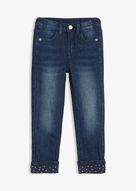 Termojeans med jerseyfôr, Slim Fit, bonprix