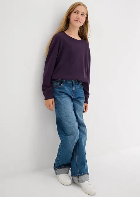 Finstrikket genser, bonprix