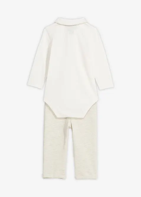 Body og bukse i 100% økologisk bomull (2-delt sett), bonprix