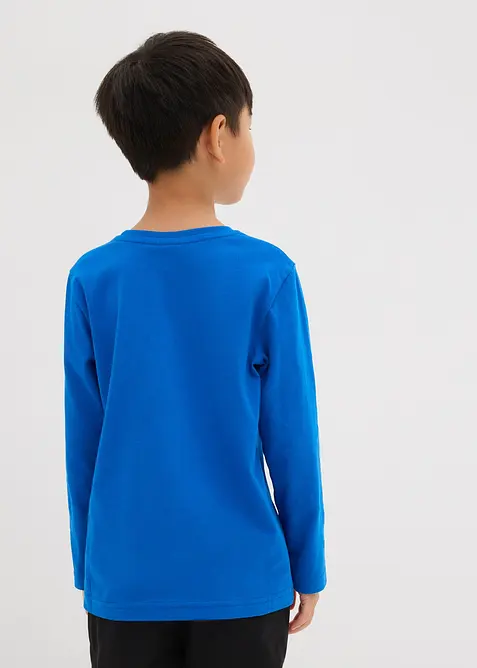 Langermet topp i 100% økologisk bomull, bonprix