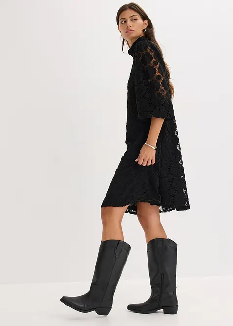 Minikjole i blondemateriale, bonprix